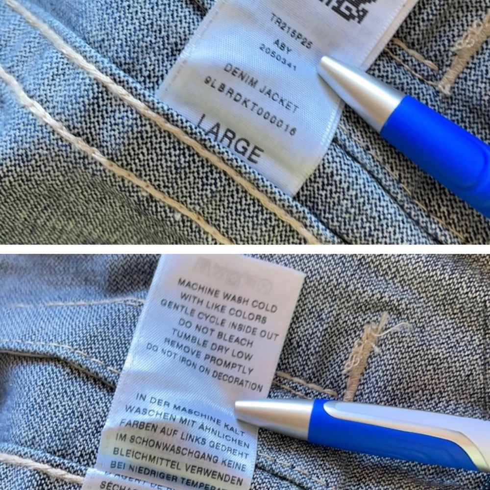 Authentic True Religion denim jacket - Picture 7 of 9